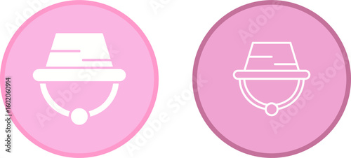 Camping Hat Vector Icon