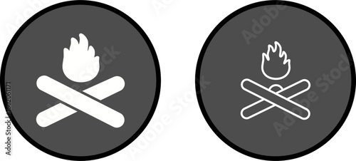 Bonfire Vector Icon