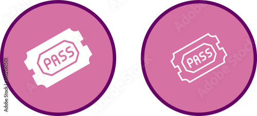 Passes Vector Icon