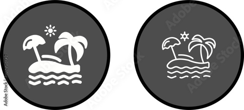 Beach Vector Icon