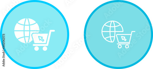 E commerce Online Store Vector Icon