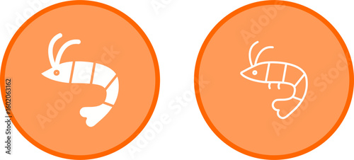 Shrimp Vector Icon