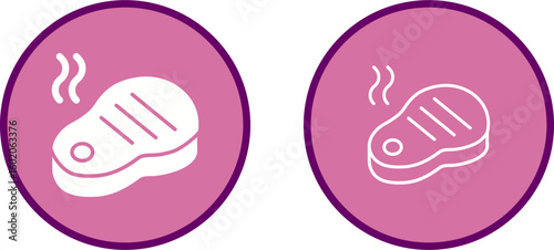 Steak Vector Icon