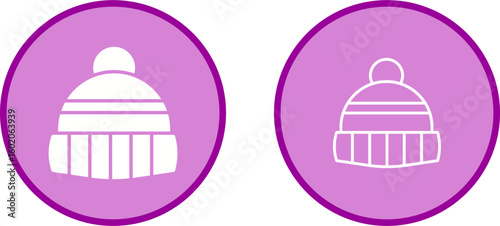 Winter Hat Vector Icon