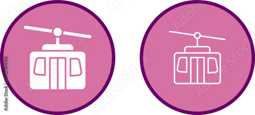 Cable Car Vector Icon