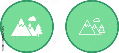 Mountain Vector Icon