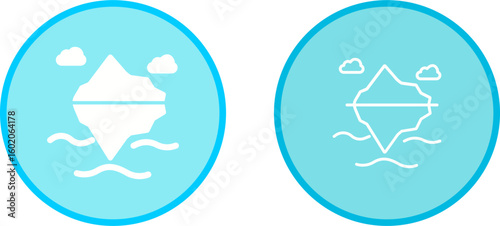 Iceberg Vector Icon