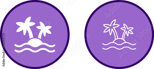 Island Vector Icon
