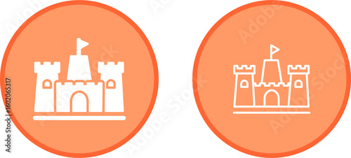 Sandcastle Vector Icon