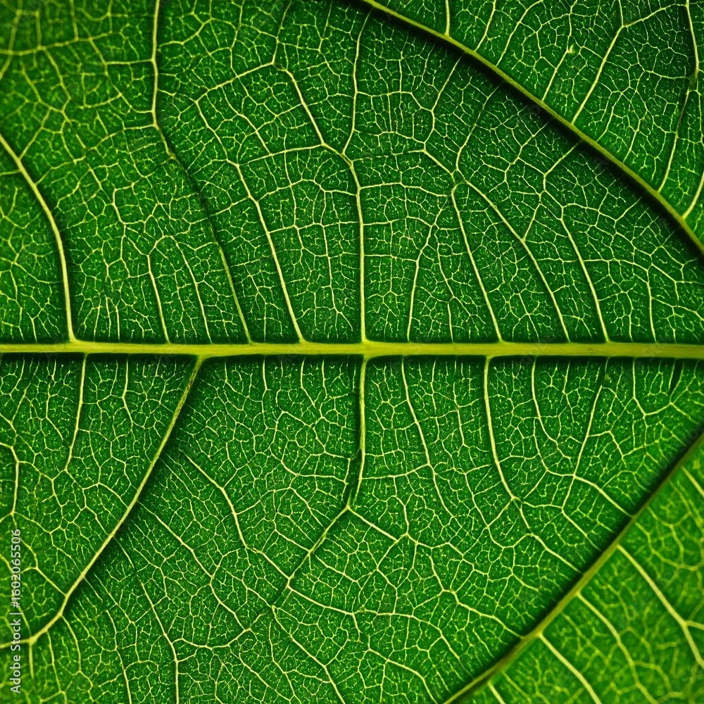 Obraz premium Close-up of leaf veins