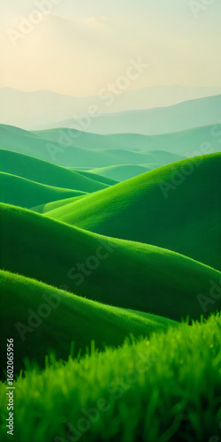 Tranquil Green Horizons