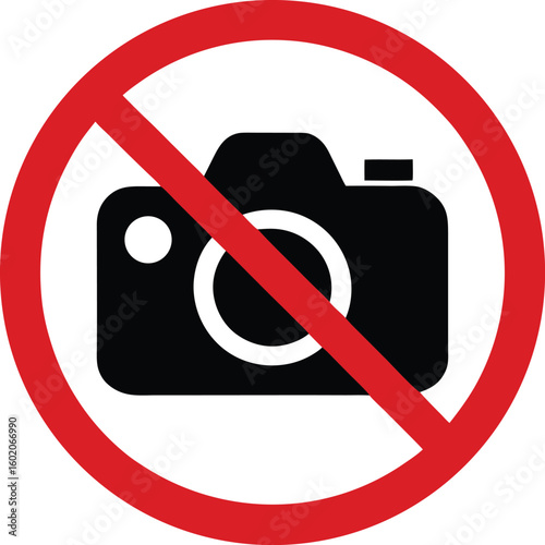 no camera photography sign