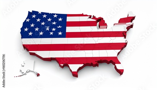 Discover the Beauty of the United States Flag in Full Color

