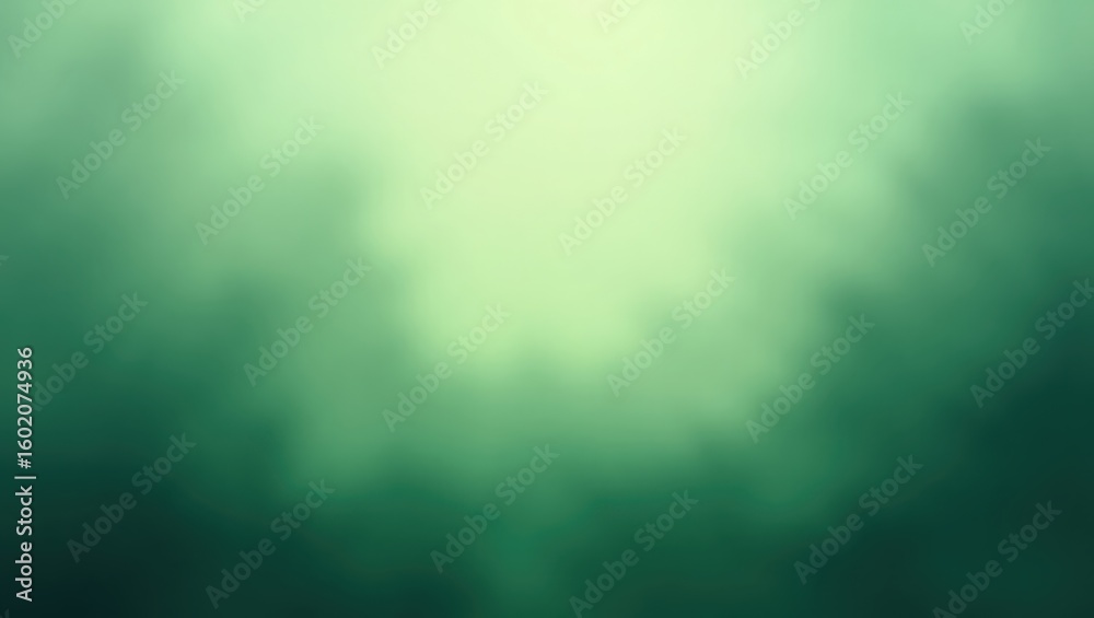 Obraz premium Soft, muted tones of green and pale yellow create a hazy backdrop.