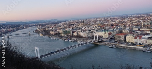 Photography panorama of Budapest