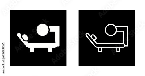Spa Bed Vector Icon