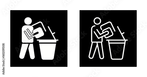 Decluttering Vector Icon