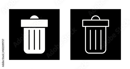 Trash Can Vector Icon