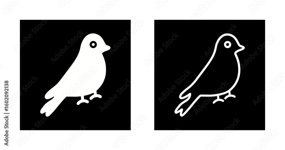 Obraz premium Sparrow Vector Icon