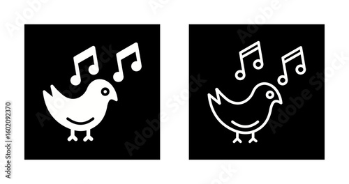 Birdsong Vector Icon