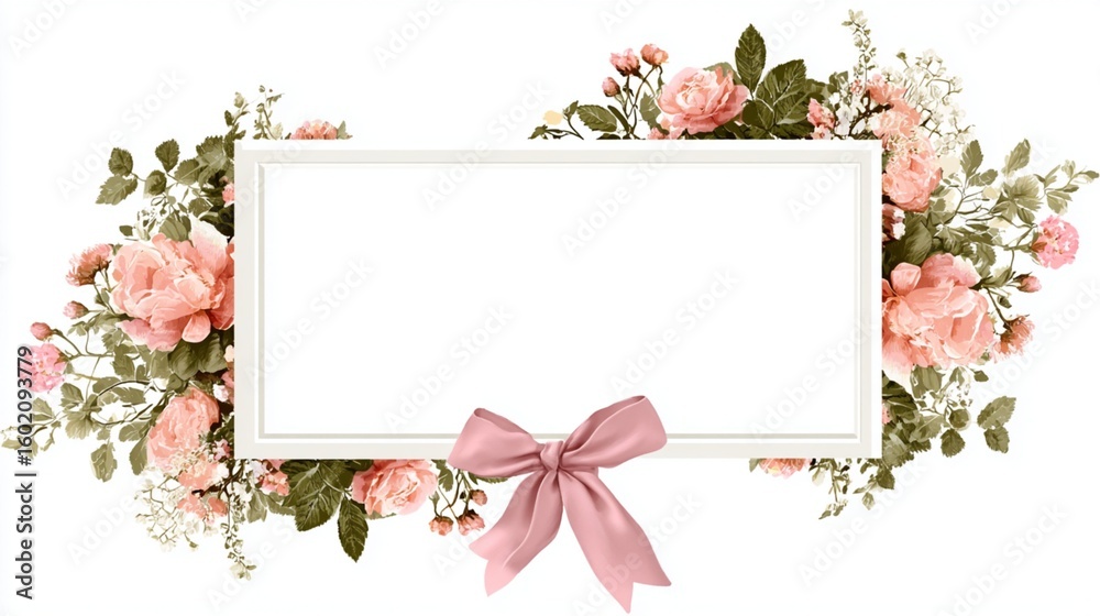 Obraz premium framework for photo or congratulation