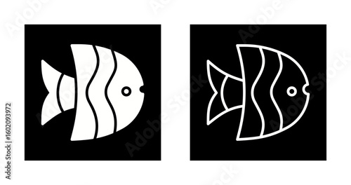Angelfish Vector Icon