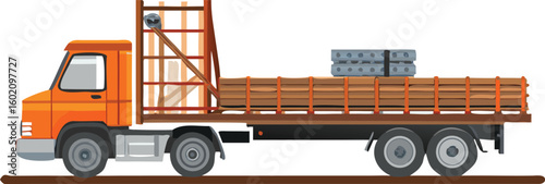 truck on the highway