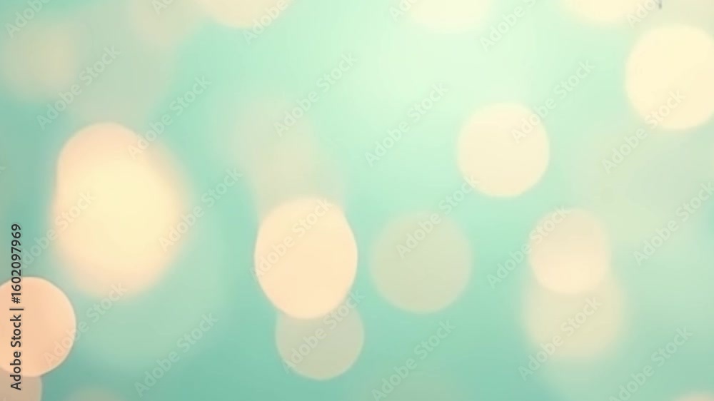 mint peach bokeh background, pastel bokeh loop, soft color bokeh animation, seamless flickering bokeh, dreamy bokeh dots video, peach green bokeh 4K, ultra HD soft bokeh, relaxing bokeh lights, ambien