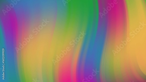 Dynamic vertical blend of fluid colors creates a vibrant abstract motion graphic, perfect for