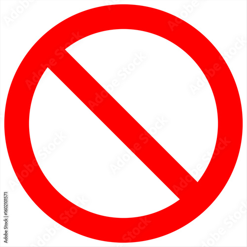 Prohibition sign