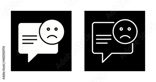 Negative Comments Vector Icon
