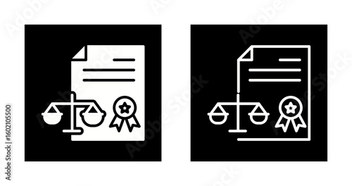 Court Document Vector Icon