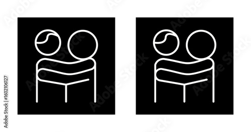 Hug Vector Icon