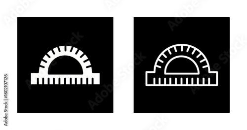 Protractor Vector Icon