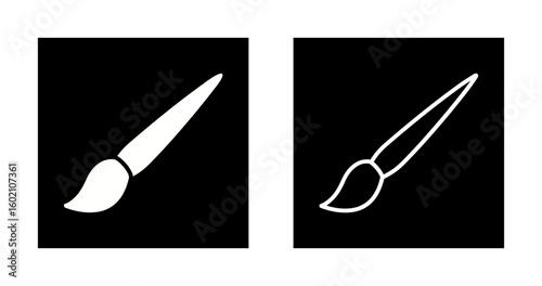 Art Brush Vector Icon