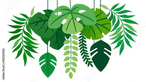 lush tropical foliage plant arrangement