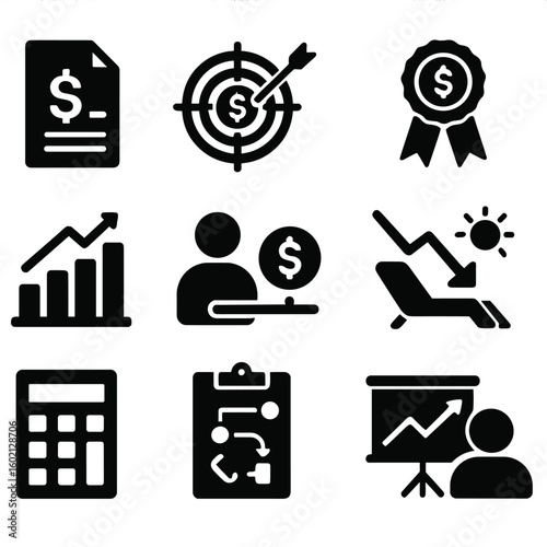 Net icon plan icons worth vector badge budget advice planning financial expense