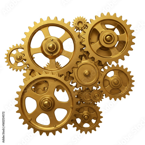 Detailed Golden Gear System Interlocking Mechanism