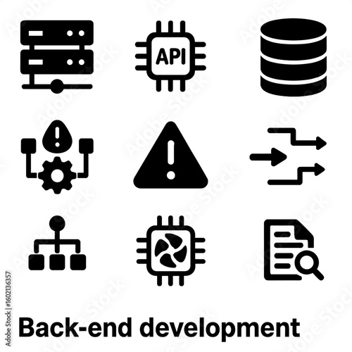Load database server icons request logging vector balancing end response icon microservices