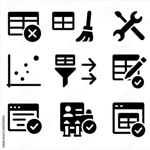 Outlier broom validator cleaning gate duplicate vector record quality data field icon