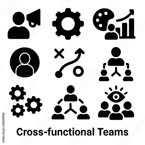Text no icon detailed team gear uniform functional cross negative white vector