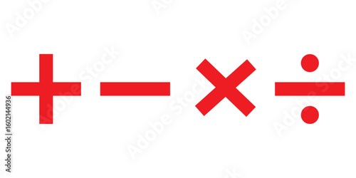 plus and minus vector icon, plus-minus math sign, positive and negative symbol, addition and subtraction sign, vector illustration on transparent background 