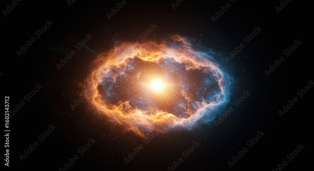 Obraz premium Abstract glowing orb design