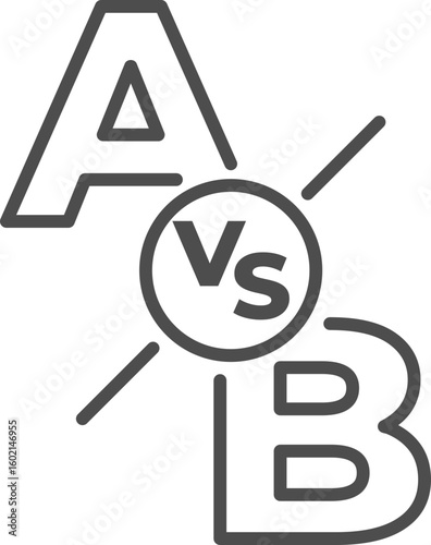 A Vs B