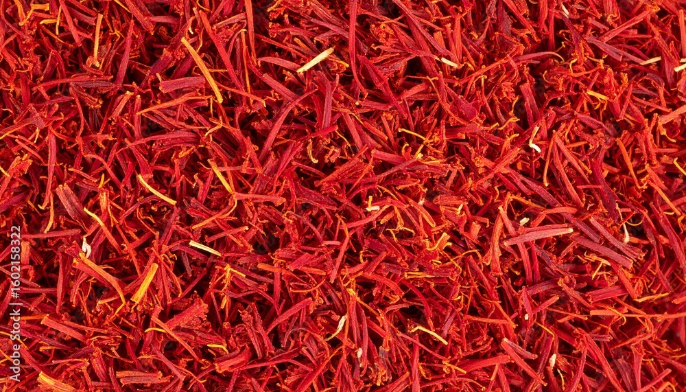 Fototapeta premium Saffron herbs spices background. Suitable for marketing or business purposes