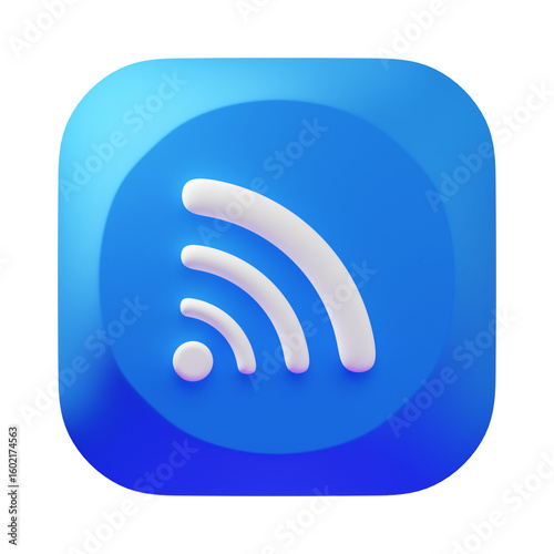 3d icon internet wifi hotspot