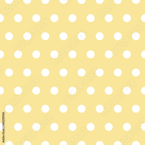 Loose Hand Drawn Yellow Polka Dots