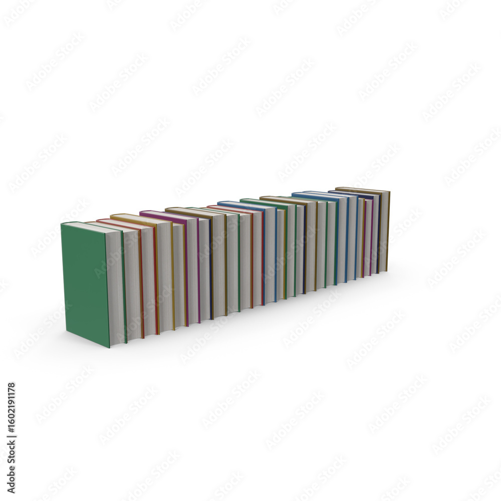 Naklejka premium Stack of Textbooks