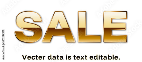 GOLD文字_SALE_ベクターデータは打ち換え可能_アピアランス編集可能_02