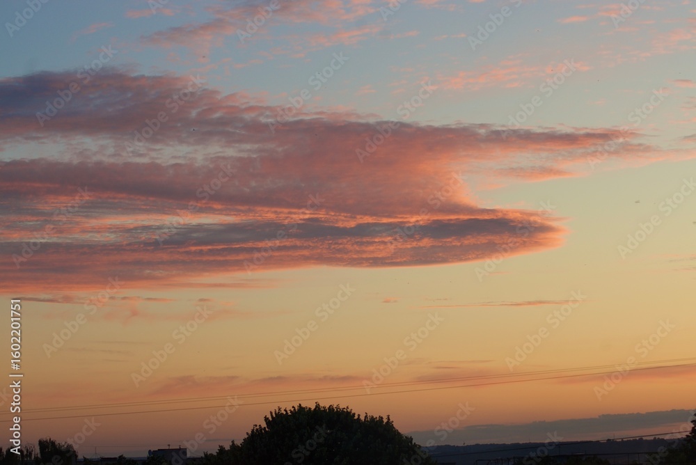 Fototapeta premium sunset in the mountains